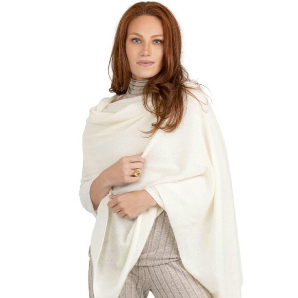 Extra Large 100% Cashmere Wrap Shawl Stole Travel Scarf